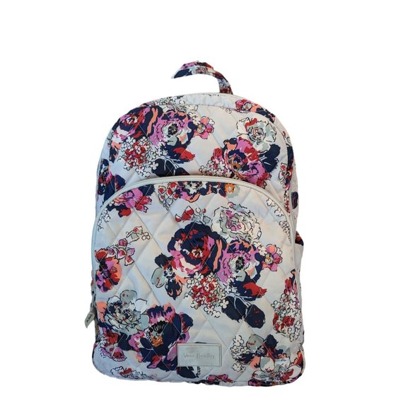Vera Bradley Ultralight Exuberant Nylon Water Resistant Floral Backpack Pink main image 8